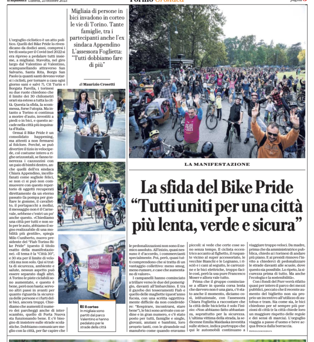BikePride 2023 La Repubblica